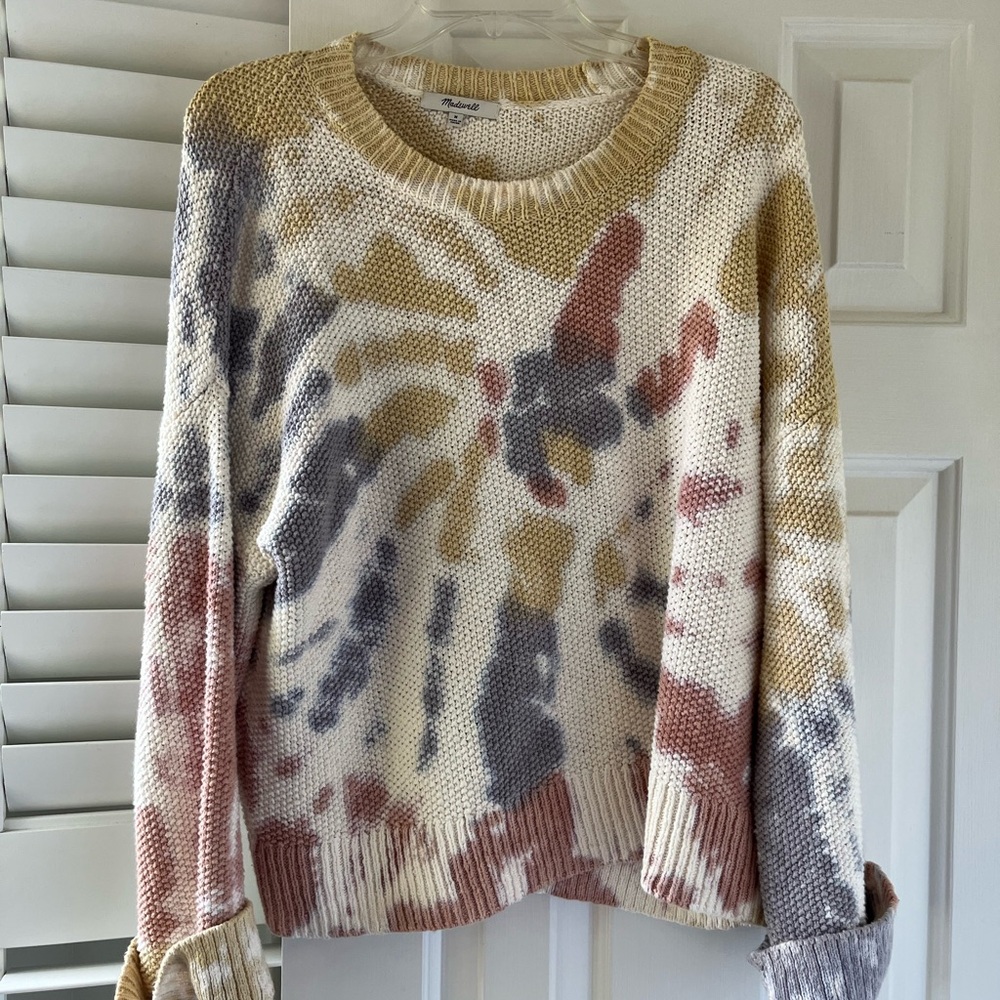 Madewell Tie dye sweater Size medium